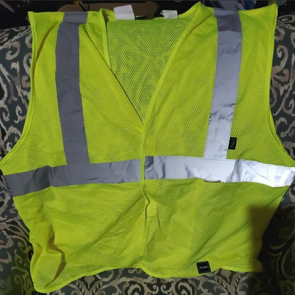 Safety vest reflective mesh walls quality brand 2X
